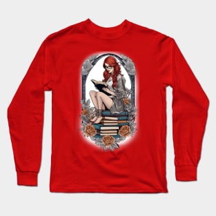 Bookish Redhead Long Sleeve T-Shirt